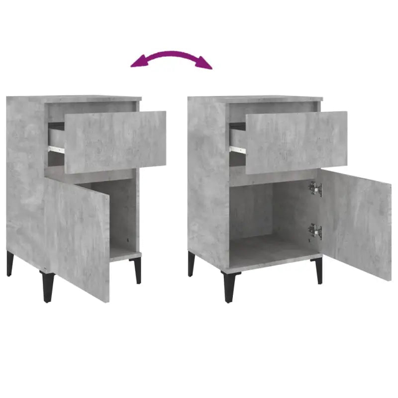 Nachtkastje van bewerkt hout met tijdloos en elegant ontwerp - Nachtkastjes