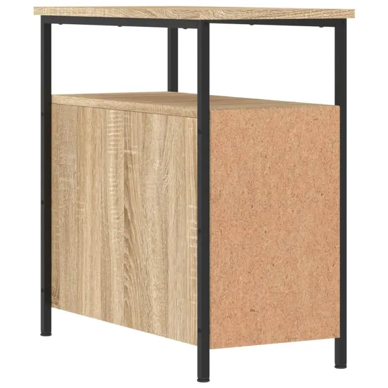 Nachtkastje van bewerkt hout met verstelbare poten voor stijl en comfort - Nachtkastjes