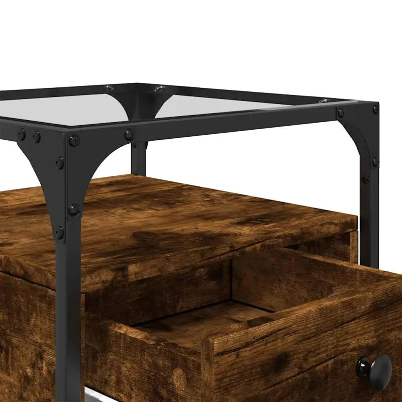 Nachtkastjes bewerkt hout met tijdloze charme voor woonkamer of slaapkamer - Nachtkastjes