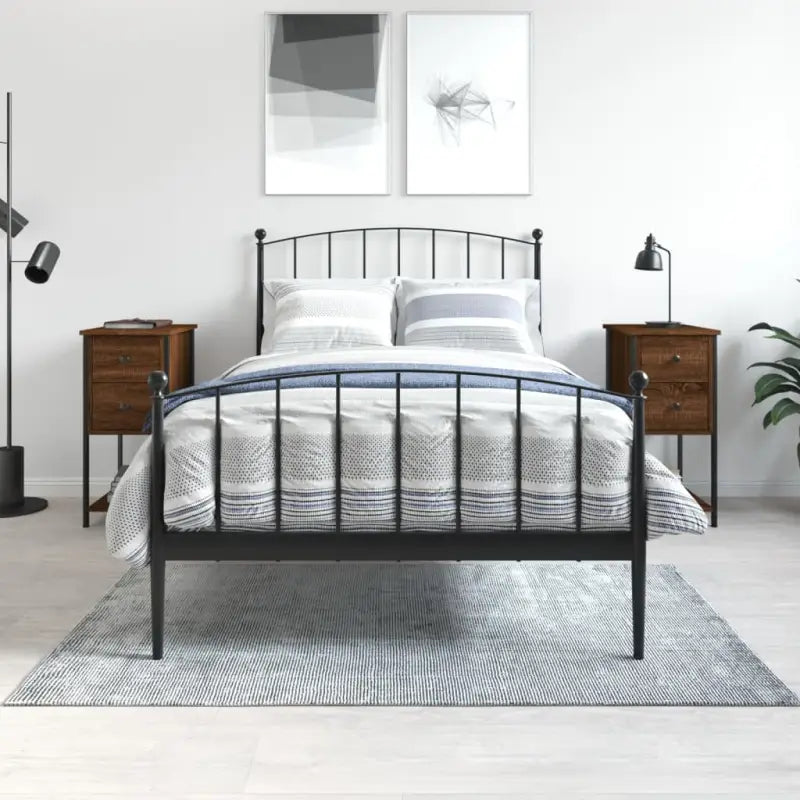 Nachtkastjes met verstelbare poten bewerkt hout voor tijdloze charme - Nachtkastjes