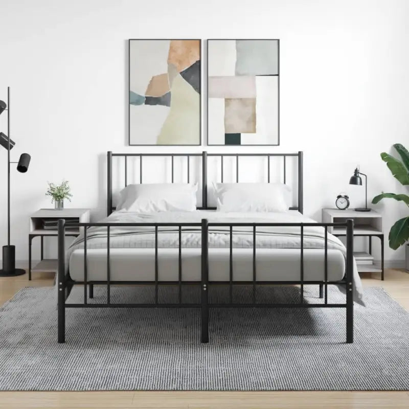 Nachtkastjes van bewerkt hout met elegant en tijdloos ontwerp - Grijs sonoma / 2 - Nachtkastjes