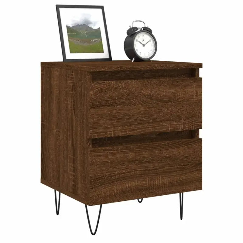 Nachtkastjes van bewerkt hout met elegant ontwerp en duurzame kwaliteit - Nachtkastjes