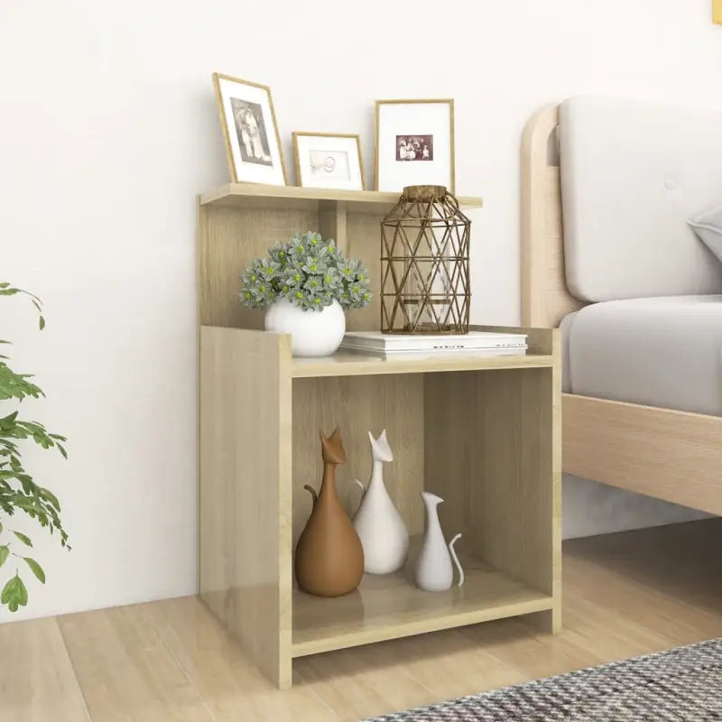 Nachtkastjes van bewerkt hout met trendy en praktische ontwerp - Nachtkastjes