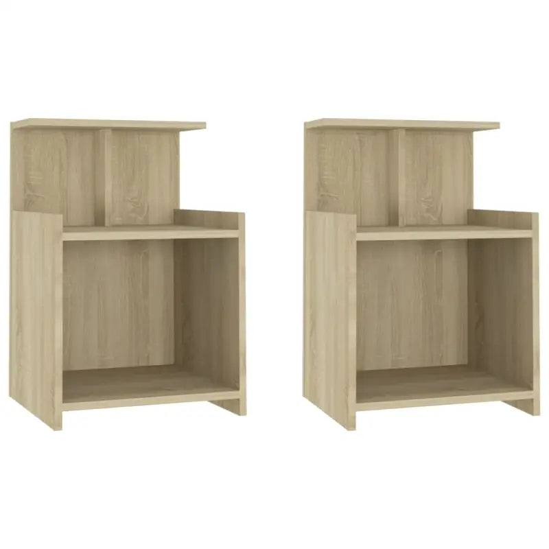 Nachtkastjes van bewerkt hout met trendy en praktische ontwerp - Nachtkastjes