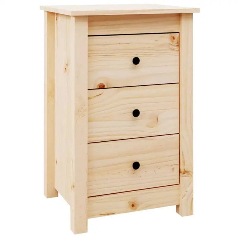 Nachtkastjes van massief grenenhout met stevig blad voor een tijdloos interieur - Nachtkastjes