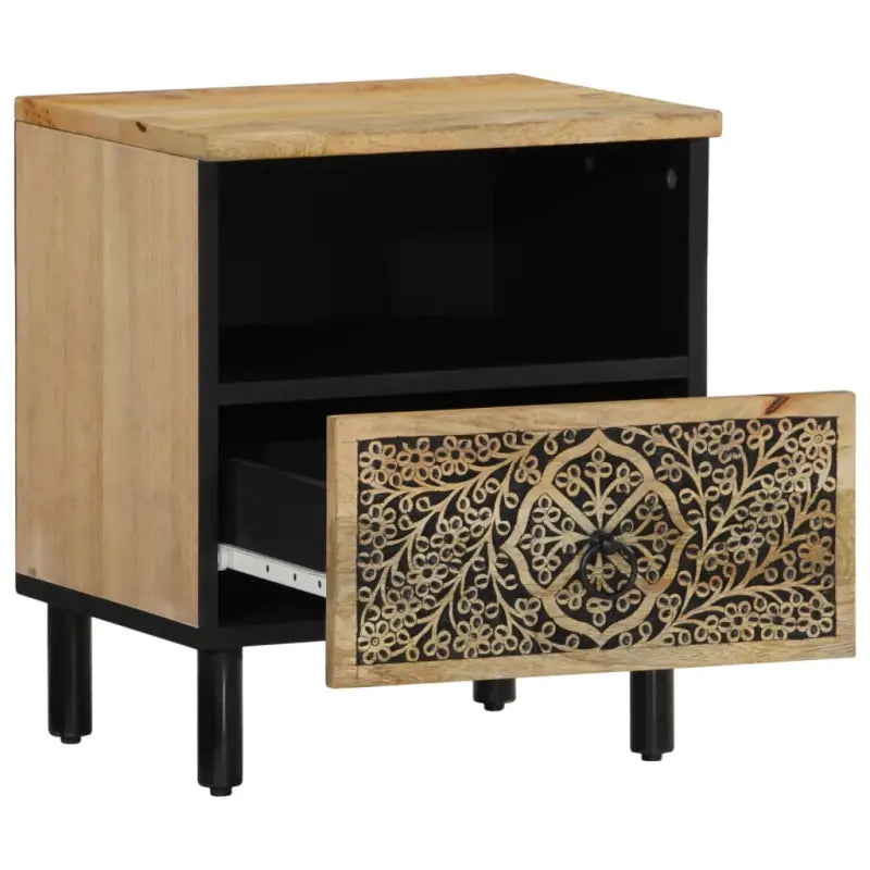 Nachtkastjes van massief mangohout met elegant en tijdloos ontwerp - Nachtkastjes