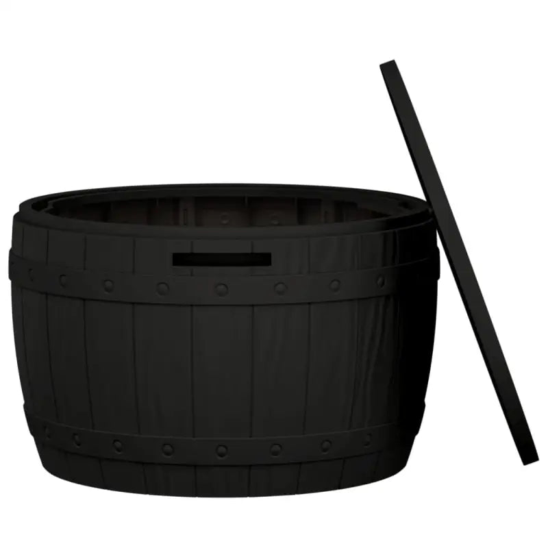 Opbergbox met imitatiehout structuur voor tuin en buitengebruik - Opbergboxen voor buiten
