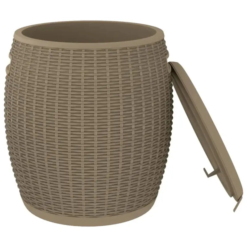 Opbergboxen voor buiten met imitatie rattan structuur en veelzijdig gebruik - Opbergboxen voor buiten
