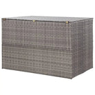 Opbergboxen voor buiten met poly rattan en gepoedercoat stalen frame - Opbergboxen voor buiten