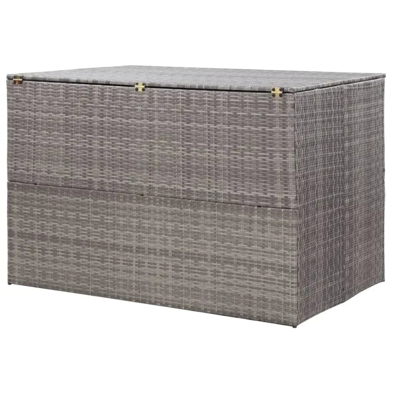 Opbergboxen voor buiten met poly rattan en gepoedercoat stalen frame - Opbergboxen voor buiten