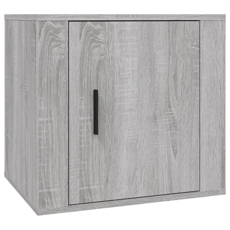 Opbergkast Grijs Sonoma met stabiel blad en elegant ontwerp - Opbergkasten & lockerkasten