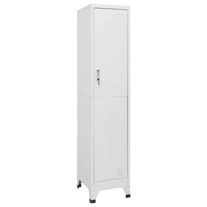 Opbergkast met afsluitbare deur voor kantoor of ruimte decoratie - Grijs / 1 / Met 1 locker - Opbergkasten &
