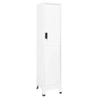 Opbergkast met afsluitbare deur voor kantoor of ruimte decoratie - Wit / 1 / Met 1 locker - Opbergkasten & lockerkasten