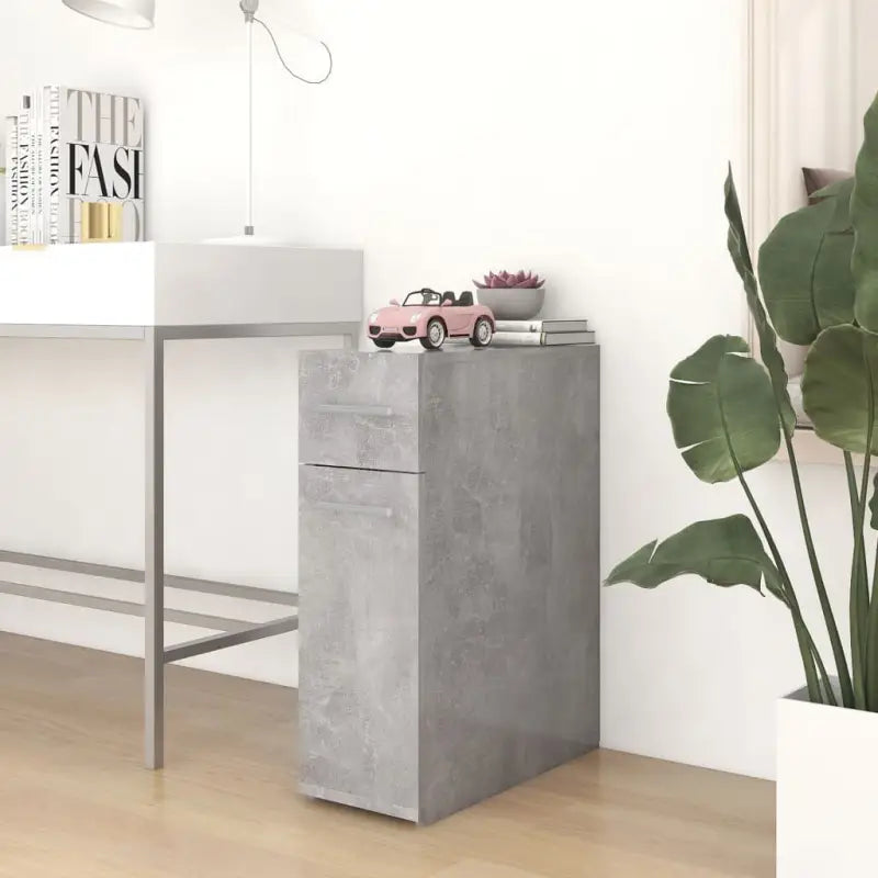 Opbergkast van bewerkt hout voor een overzichtelijk huis - Betongrijs / 1 - Opbergkasten & lockerkasten
