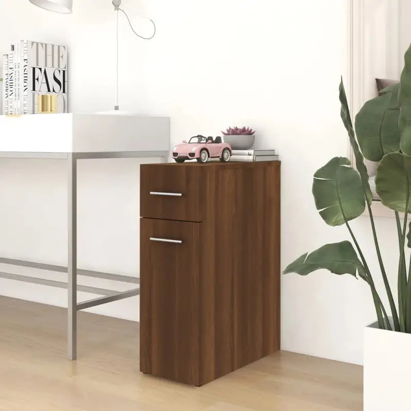 Opbergkast van bewerkt hout voor een overzichtelijk huis - bruin eikenkleur / 1 - Opbergkasten & lockerkasten
