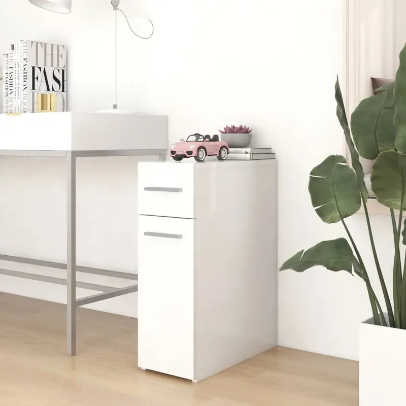 Opbergkast van bewerkt hout voor een overzichtelijk huis - Wit / 1 - Opbergkasten & lockerkasten