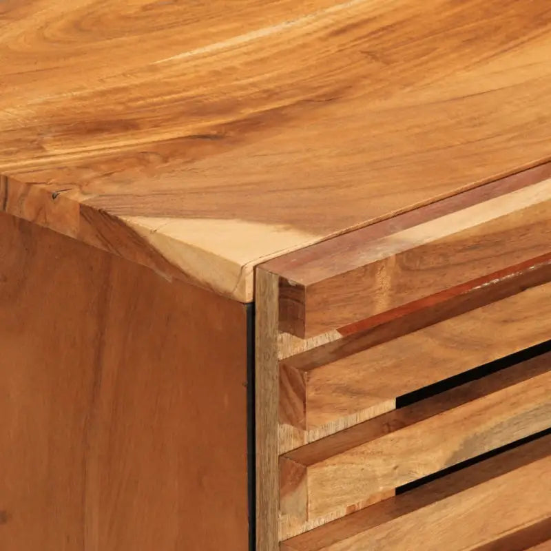 Opbergkast van massief acaciahout met industriële stijl - Opbergkasten & lockerkasten