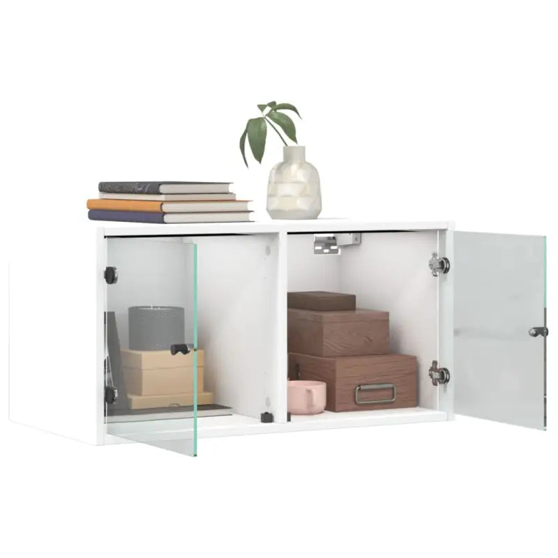 Opbergkasten met glazen deuren voor een lege muur decoratie - Opbergkasten & lockerkasten