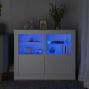 Opbergkasten met RGB LED-verlichting en bewerkt hout - Opbergkasten & lockerkasten