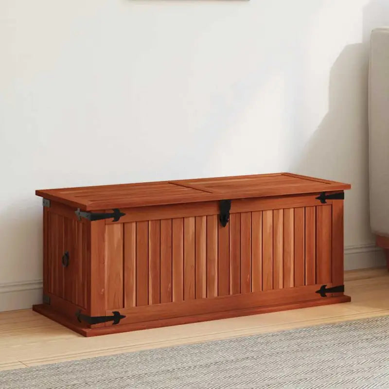 Opbergkist van massief acaciahout voor stijlvolle opslag - 79 x 34 x 32 cm / 1 - Opbergkisten