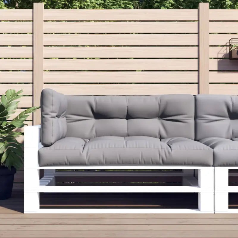 Palletkussens voor een frisse uitstraling en behouden oorspronkelijke vorm - Grijs / 3 - Stoelkussens