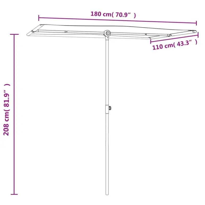 Parasols en Zonneschermen voor Schaduw en UV-bescherming - Parasols en zonneschermen