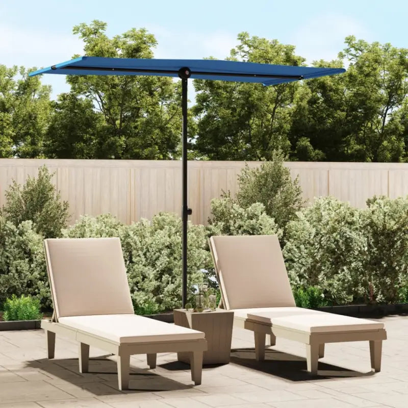 Parasols en Zonneschermen voor Schaduw en UV-bescherming - azuurblauw / 180 x 110 cm / 1 - Parasols en zonneschermen