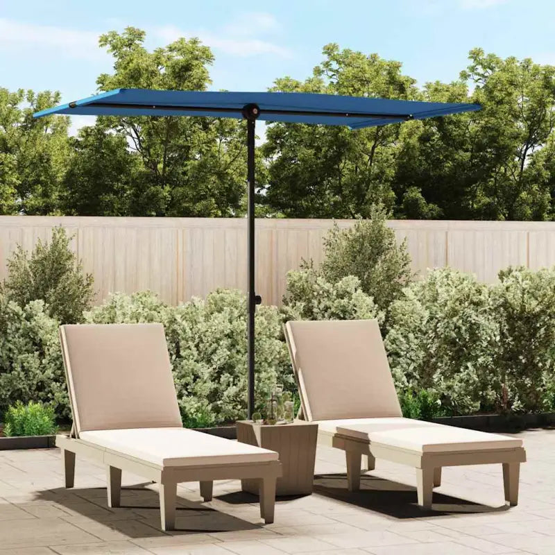 Parasols en Zonneschermen voor Schaduw en UV-bescherming - azuurblauw / 200 x 150 cm / 1 - Parasols en zonneschermen