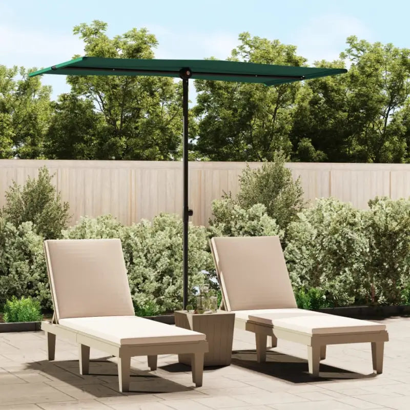 Parasols en Zonneschermen voor Schaduw en UV-bescherming - Groen / 180 x 110 cm / 1 - Parasols en zonneschermen