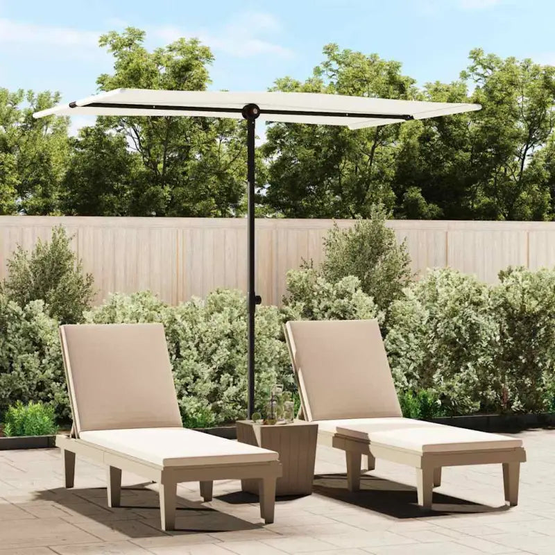 Parasols en Zonneschermen voor Schaduw en UV-bescherming - Zandwit / 200 x 150 cm / 1 - Parasols en zonneschermen