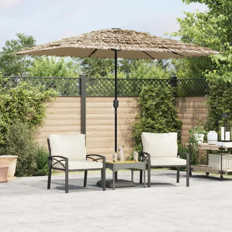 Parasols met LED’s voor schaduw en UV-bescherming tijdens open vuur - Parasols en zonneschermen