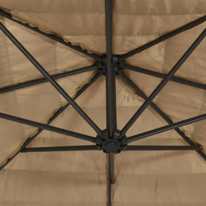 Parasols met LED’s voor schaduw en UV-bescherming tijdens open vuur - Parasols en zonneschermen