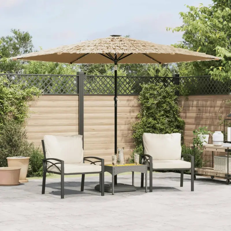 Parasols met LED’s voor schaduw en UV-bescherming tijdens open vuur - 288 x 288 x 225 cm / 1 - Parasols en zonneschermen