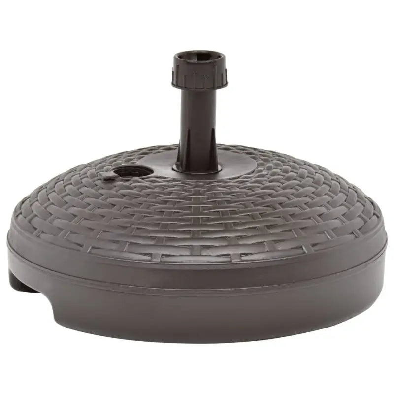 Parasolvoet met rattan patroon gevuld met zand of water voor stabiliteit - Parasolvoeten