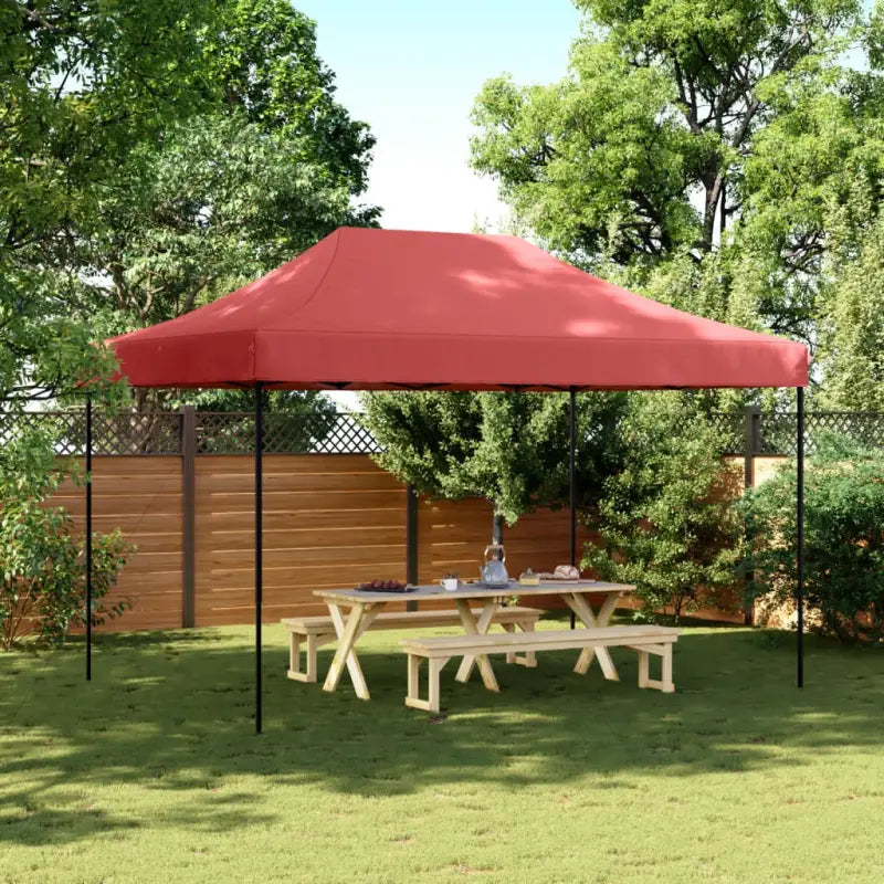 Partytent met 600d Oxford stof voor buitenactiviteiten - Bordeauxrood / 1 / Zonder zijwand - Partytenten & prieëlen