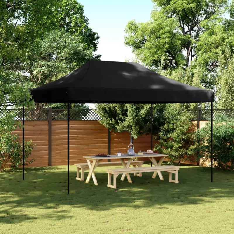 Partytent met 600d Oxford stof voor buitenactiviteiten - Zwart / 1 / Zonder zijwand - Partytenten & prieëlen