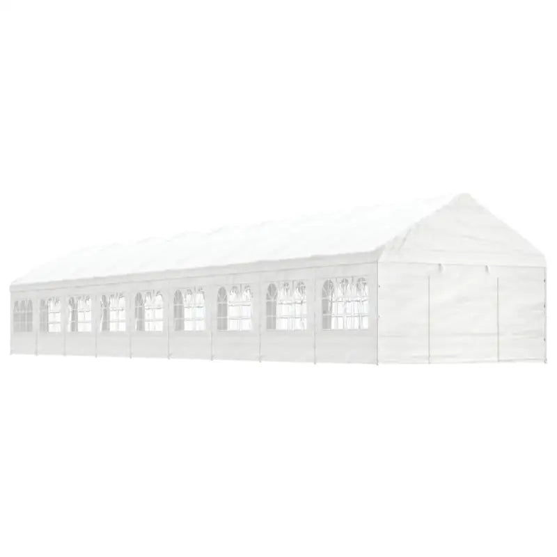 Partytent met Dak en Zijwanden voor uitstekende bescherming tegen de zon - 20.07 x 4.08 x 3.22 m - Partytenten &