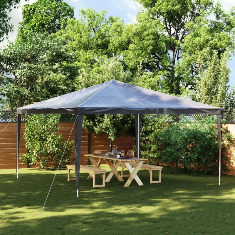 Partytent voor tuinfeesten en buitengebruik - Antraciet / 4 x 4 m / 1 - Partytenten & prieëlen