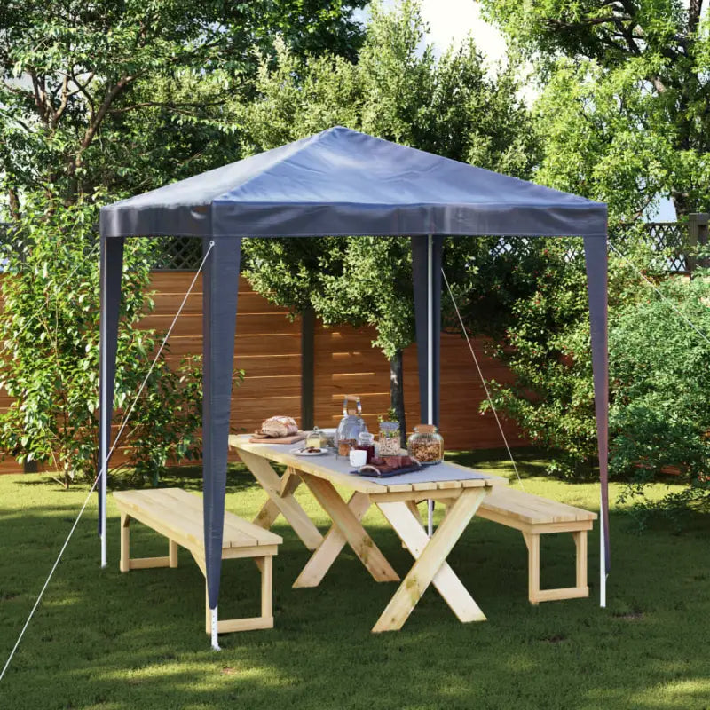 Partytent voor tuinfeesten en buitengebruik - Blauw / 2 x 2 m / 1 - Partytenten & prieëlen