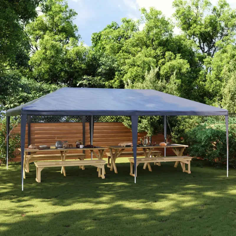 Partytent voor tuinfeesten en buitengebruik - Blauw / 4 x 6 m / 1 - Partytenten & prieëlen
