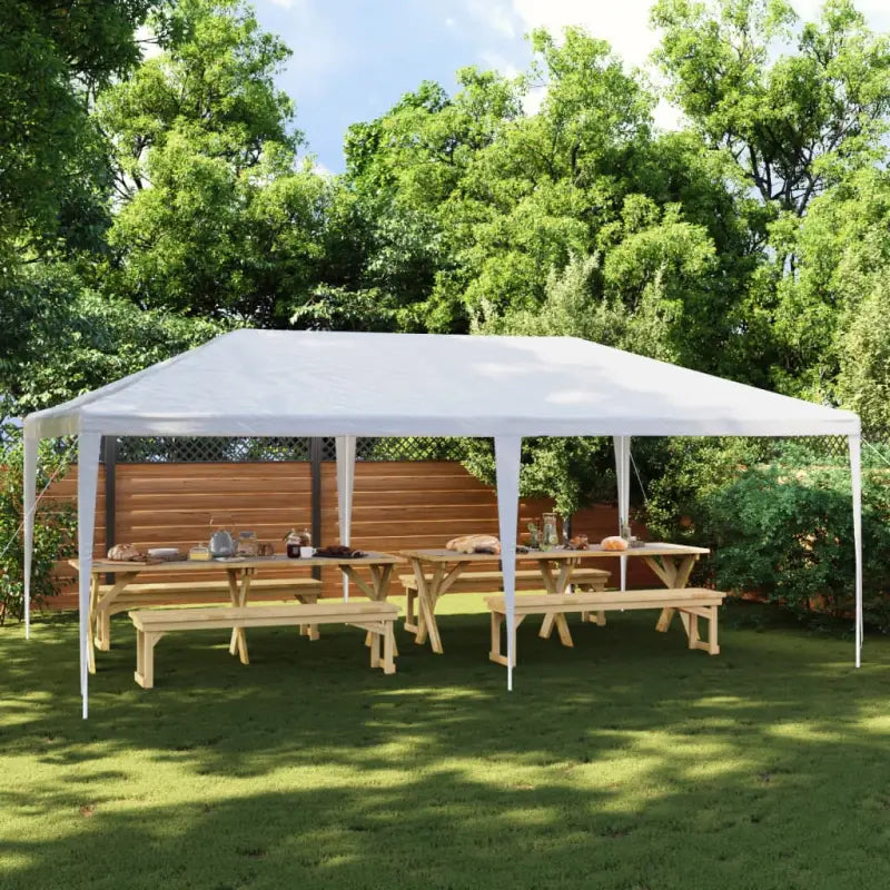 Partytent voor tuinfeesten en buitengebruik - Wit / 4 x 6 m / 1 - Partytenten & prieëlen