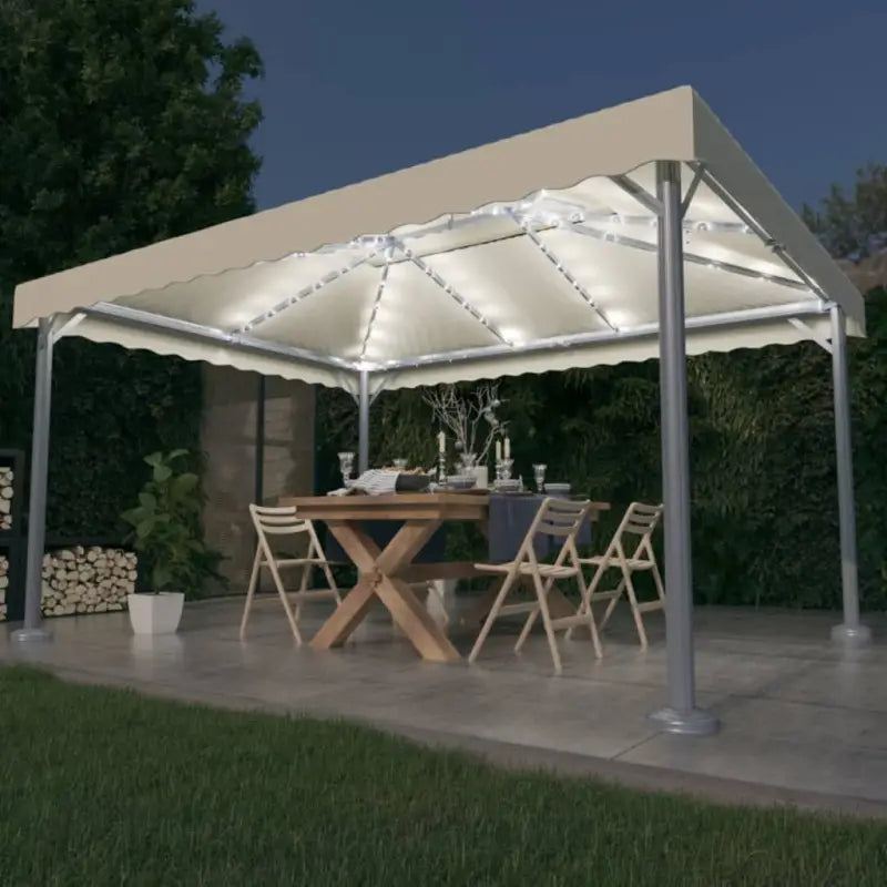 Partytenten met Oxford stof voor elegante buitenactiviteiten - Crème / 1 - Partytenten & prieëlen