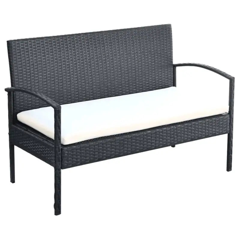 PE-rattan tuinmeubelset met brede en diepe zittingen voor stijlvolle tuinen - Tuinsets