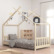 Peuter- en kinderbedden met massief grenenhout voor kinderen jonger - Peuter- & kinderbedden