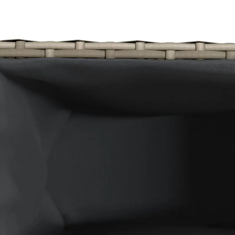 Plantenbak in poly rattan met nonwoven zak voor buitengebruik - Bloempotten & plantenbakken