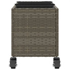 Plantenbak in poly rattan met nonwoven zak voor buitengebruik - Bloempotten & plantenbakken