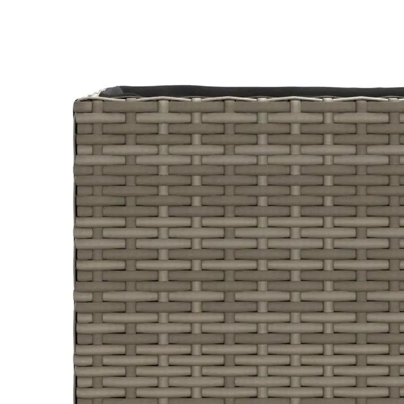 Plantenbak in poly rattan met nonwoven zak voor buitengebruik - Bloempotten & plantenbakken