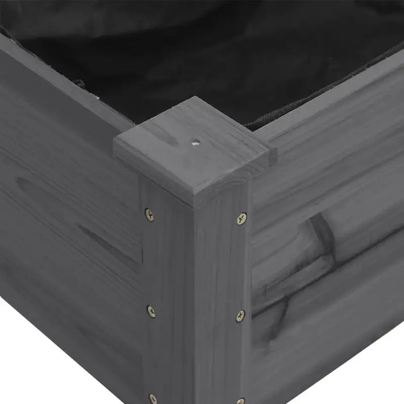 Plantenbak met voering van massief vurenhout voor tuin en terras - Bloempotten & plantenbakken