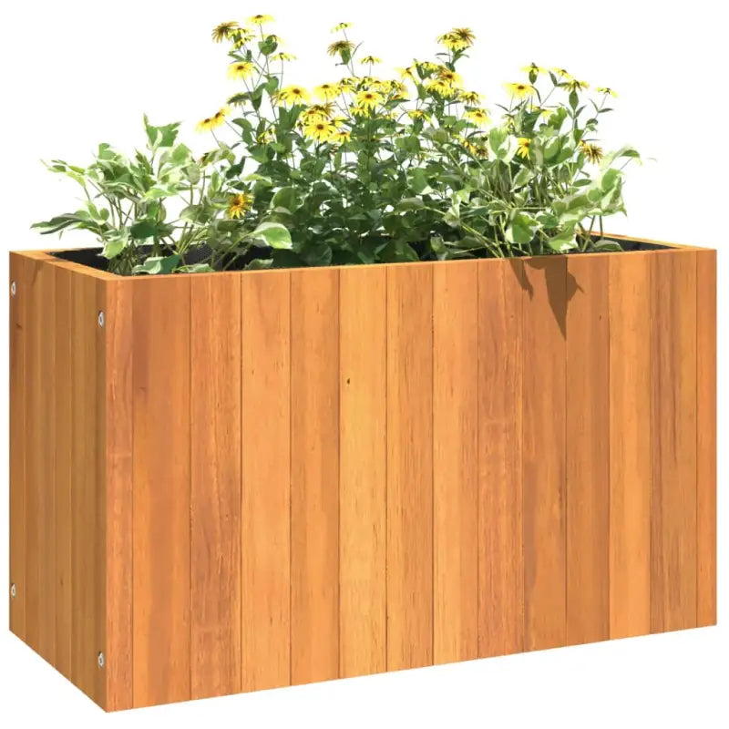 Plantenbak van massief acaciahout voor bloemen en planten - Bloempotten & plantenbakken