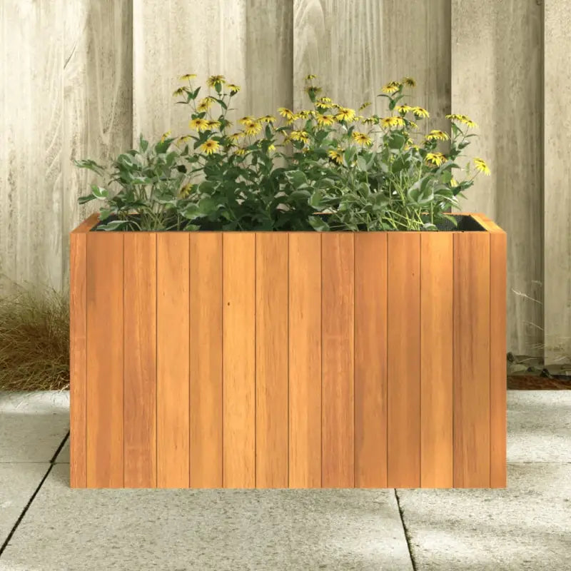 Plantenbak van massief acaciahout voor bloemen en planten - Bloempotten & plantenbakken